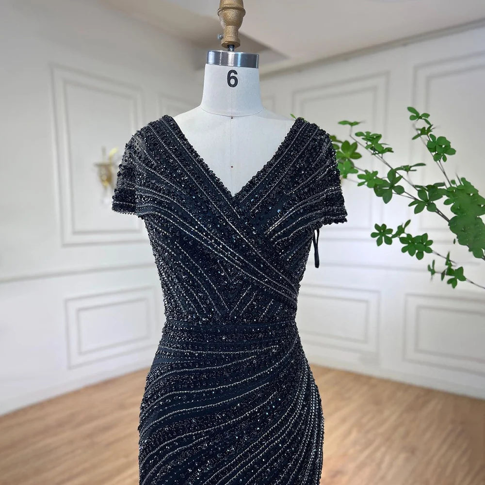 Beaded Luxury Sparkle Party Gown