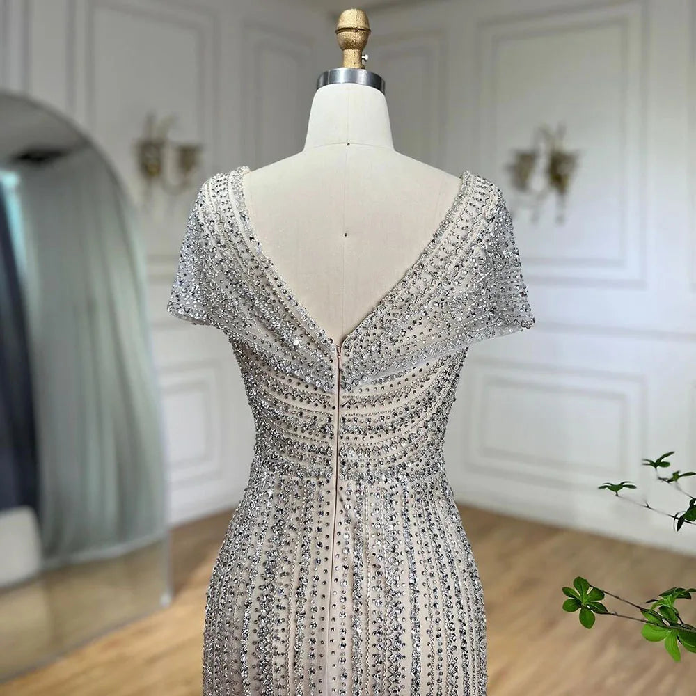 Beaded Luxury Sparkle Party Gown