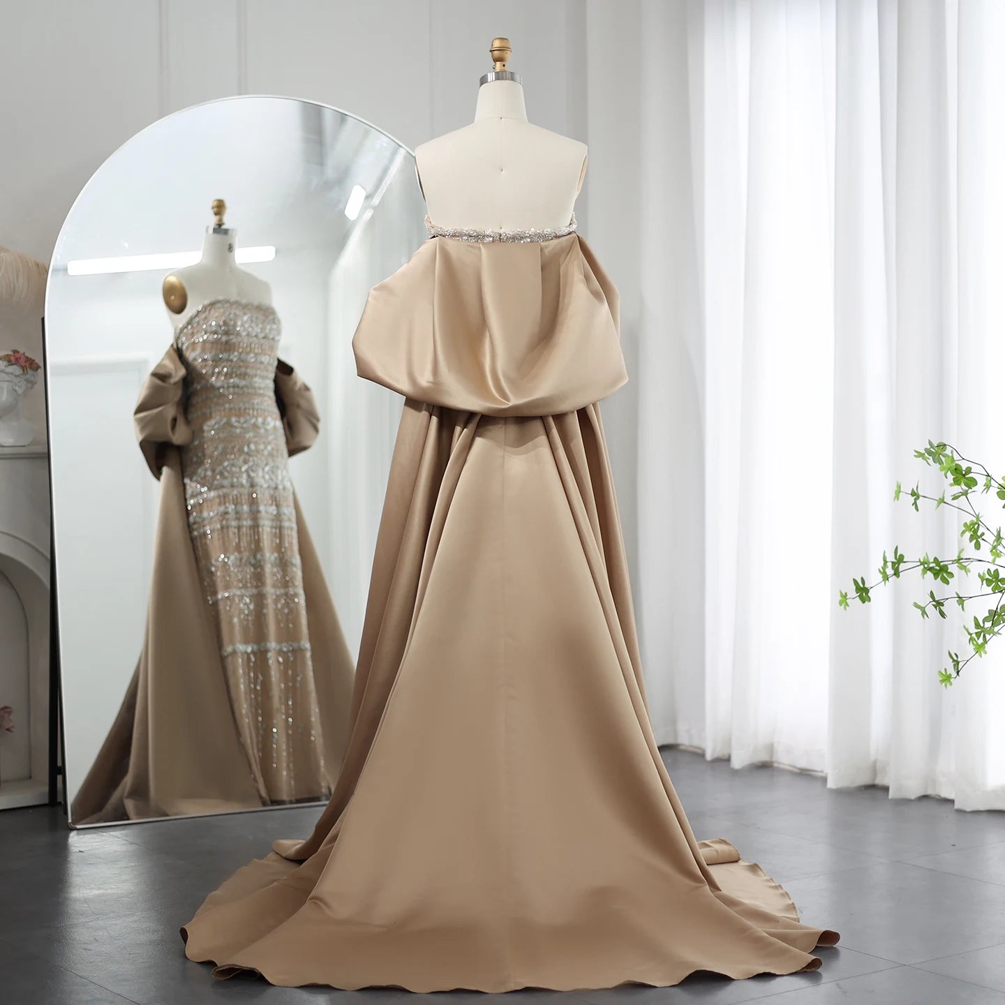 Evening Dress with Cape